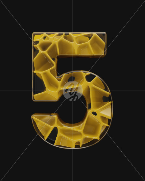 5 from EXO on Yellow Images Creative Fonts - S58659