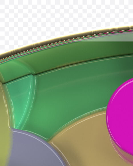 Q UPPERCASE from CIRCLE on Yellow Images Creative Fonts - S58872