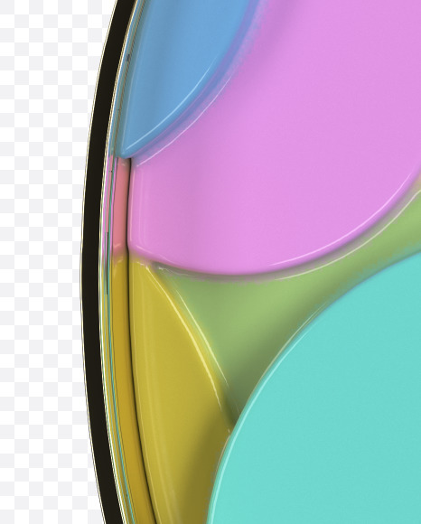 d lowercase from CIRCLE on Yellow Images Creative Fonts - S58885