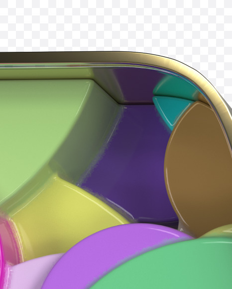 W UPPERCASE from CIRCLE on Yellow Images Creative Fonts - S58878