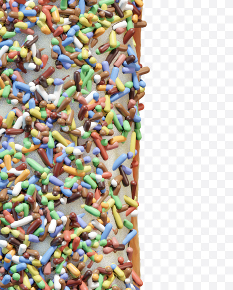 4 from Sprinkle icing donut alphabet on Yellow Images Creative Fonts - S58995