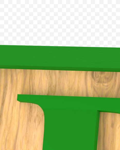 Letter B from Kids Letter blocks font on Yellow Images Creative Fonts - S59225