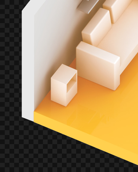 Letter Y from Font apartment on Yellow Images Creative Fonts - S59395