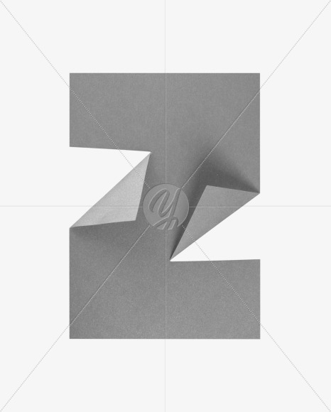 Letter z from A4 font on Yellow Images Creative Fonts - S59631