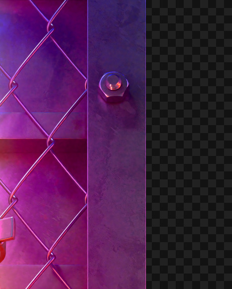 0 from Heavy Neon Light font on Yellow Images Creative Fonts - S59713