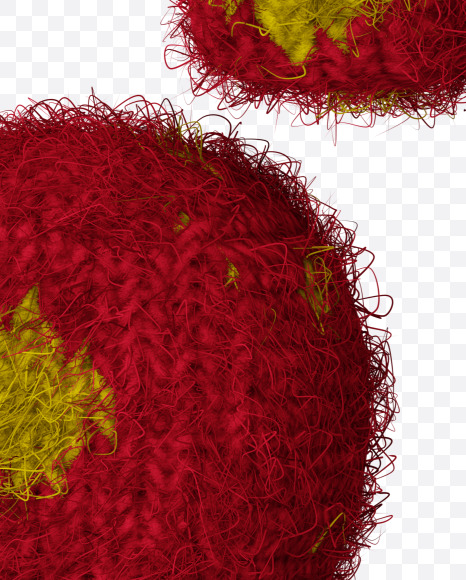 symbols from Red-Yellow Knitted font on Yellow Images Creative Fonts - S59970