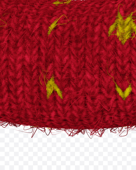 9 from Red-Yellow Knitted font on Yellow Images Creative Fonts - S59963