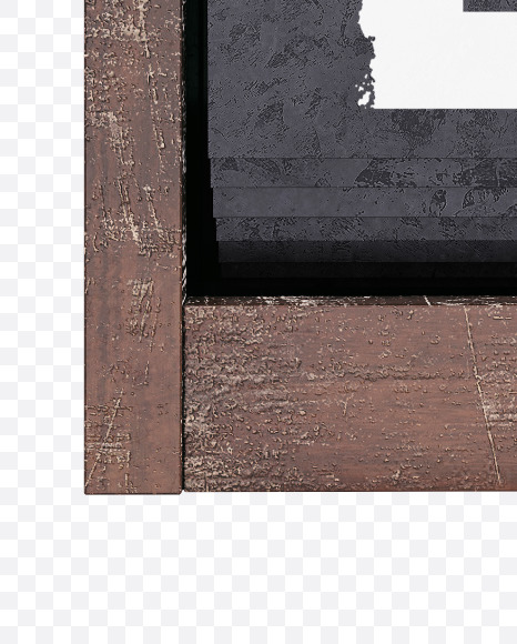 Letter L from Split Flap Display Lettering - Grunge Wood on Yellow Images Creative Fonts - S60400