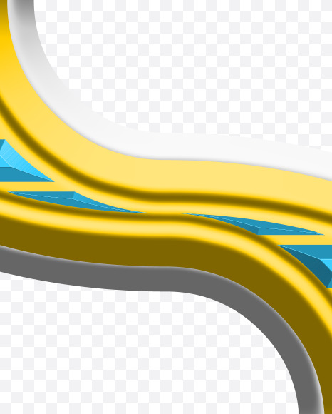 S uppercase from Gold Luxury fonts on Yellow Images Creative Fonts - S60978