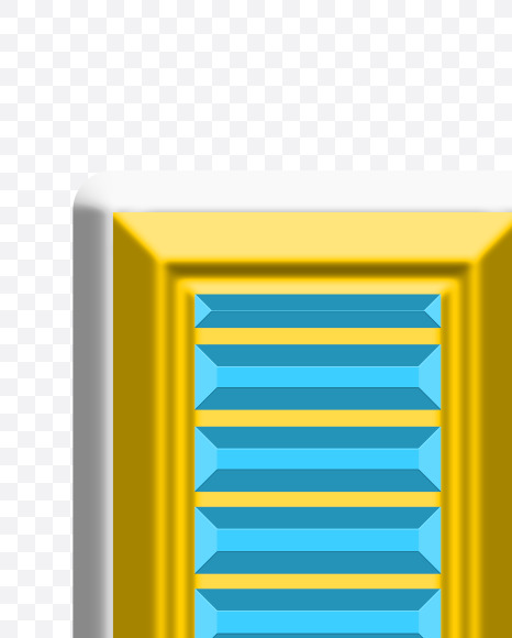 h lowercase from Gold Luxury fonts on Yellow Images Creative Fonts - S60993