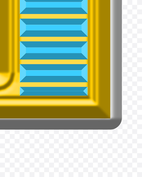 G uppercase from Gold Luxury fonts on Yellow Images Creative Fonts - S60966