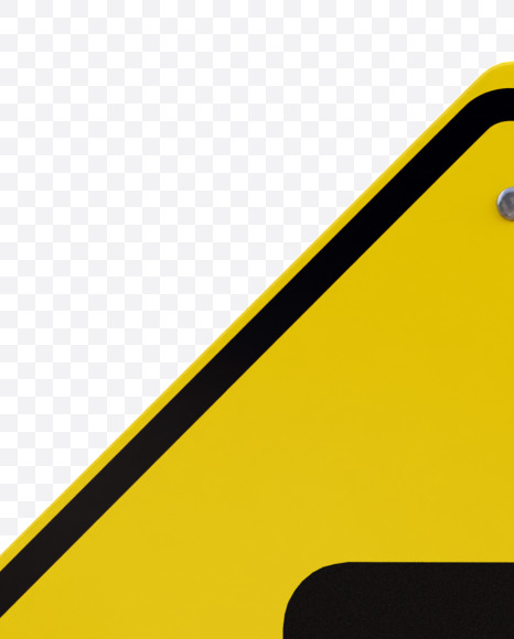 Letter B from Roadsign alphabet on Yellow Images Creative Fonts - S62011