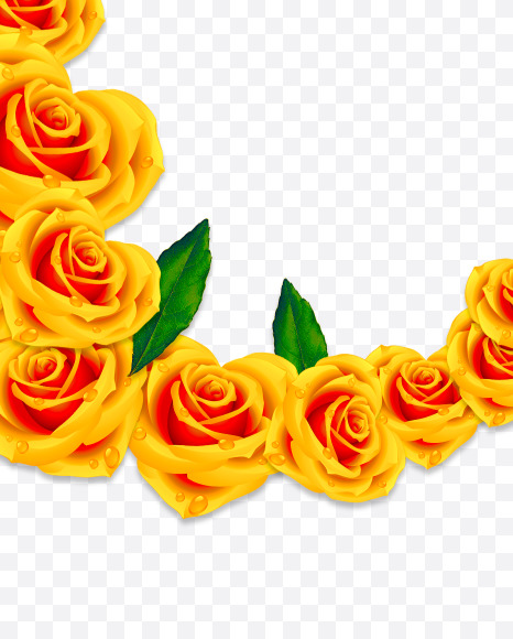 c lowercase from Rose Flowers Font on Yellow Images Creative Fonts - S62049