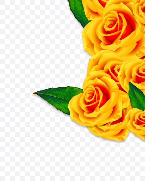 r lowercase from Rose Flowers Font on Yellow Images Creative Fonts - S62064