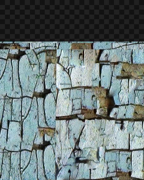 7 from old paint on Yellow Images Creative Fonts - S62303