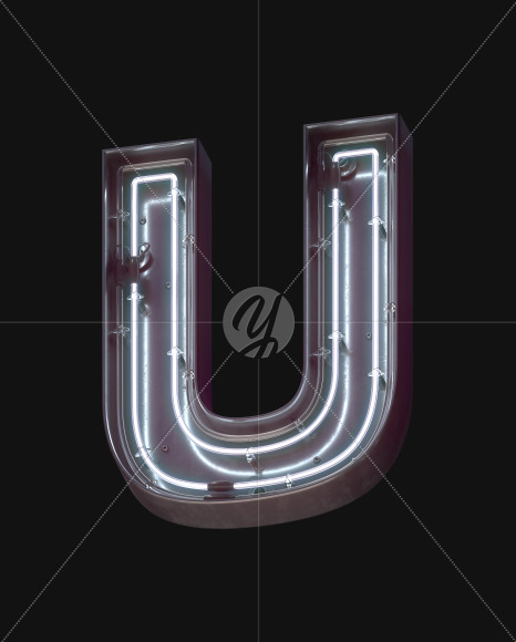 U On from On Off font on Yellow Images Creative Fonts - S62434