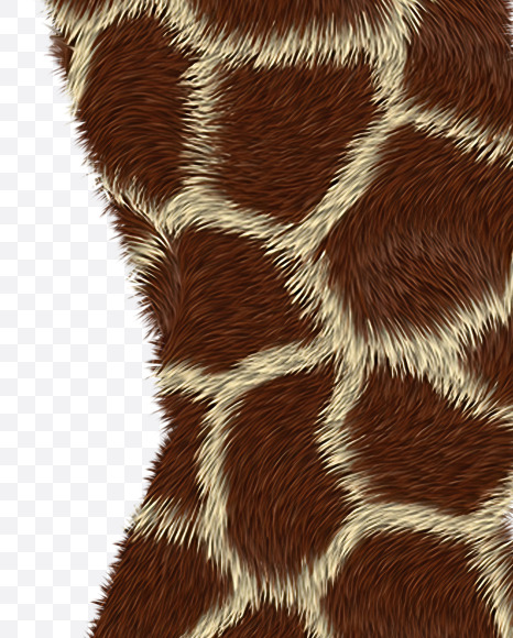8 from Giraffe fur alphabet on Yellow Images Creative Fonts - S62553