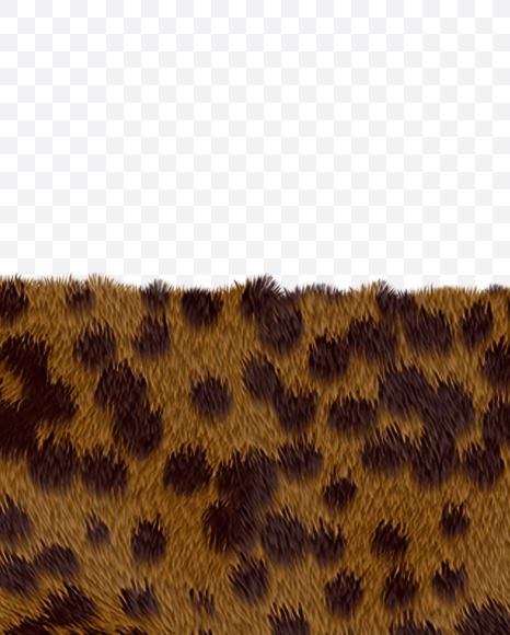 Letter W from Cheetah fur alphabet on Yellow Images Creative Fonts - S62578