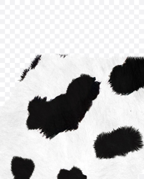 Letter K from Dalmatian fur alphabet on Yellow Images Creative Fonts - S62704