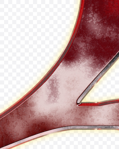 4 from Bloody samurai alphabet on Yellow Images Creative Fonts - S62798