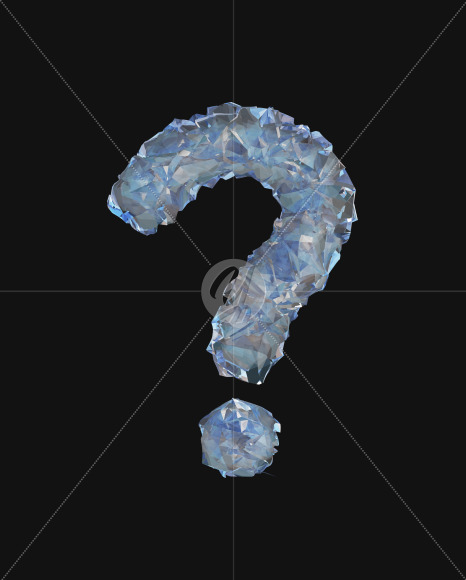 question from Crystal Luster font on Yellow Images Creative Fonts - S63030