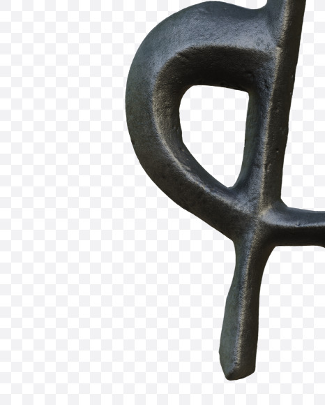 $ from Vintage Metallic Iron View 1 on Yellow Images Creative Fonts - S64149
