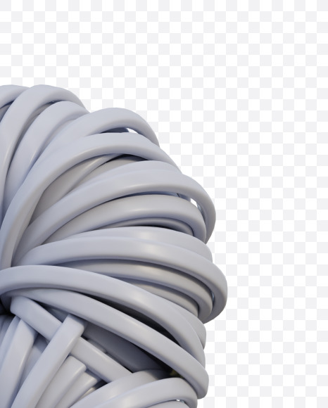 8 from Cable View 5 - 3D Lettering on Yellow Images Creative Fonts - S64228