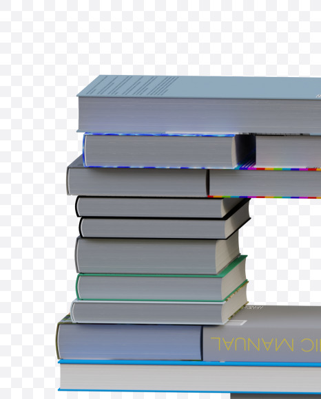 5 from Books View 1 - 3D Lettering on Yellow Images Creative Fonts - S64479