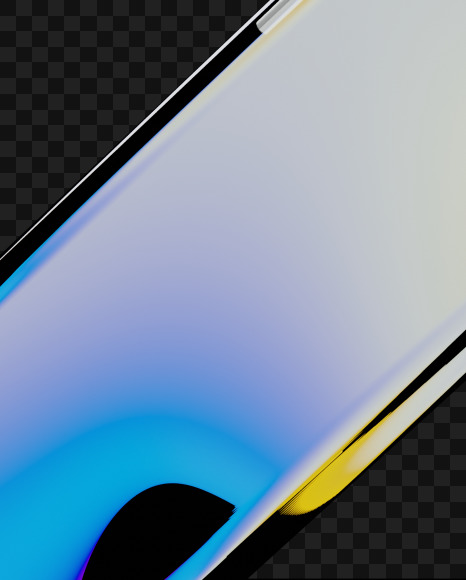 2 from Iridescent Blobs Reflections font on Yellow Images Creative Fonts - S64521