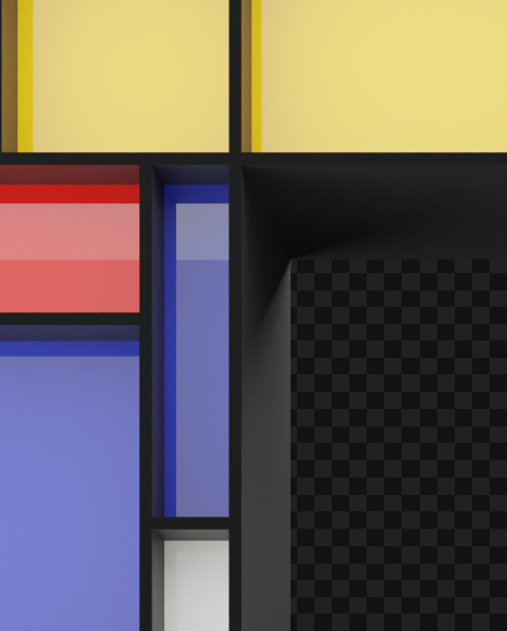 5 from Generative Mondrian on Yellow Images Creative Fonts - S64715