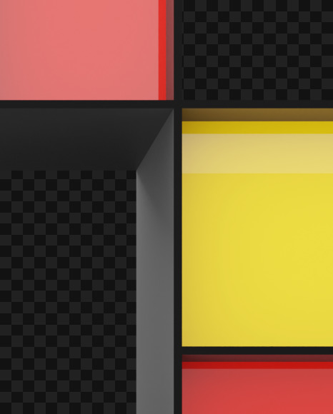 3 from Generative Mondrian on Yellow Images Creative Fonts - S64713