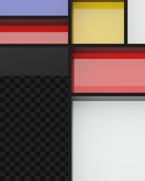 1 from Generative Mondrian on Yellow Images Creative Fonts - S64711