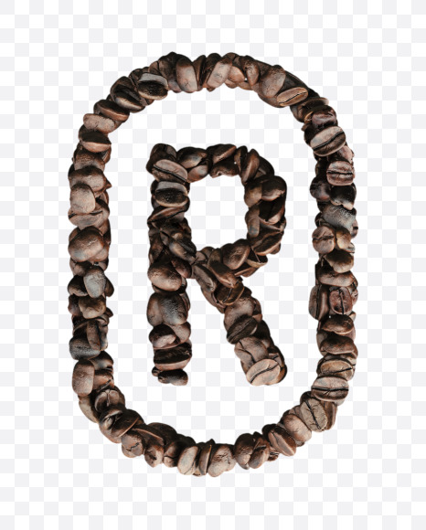 original from Coffee Beans 3D Lettering on Yellow Images Creative Fonts - S65145