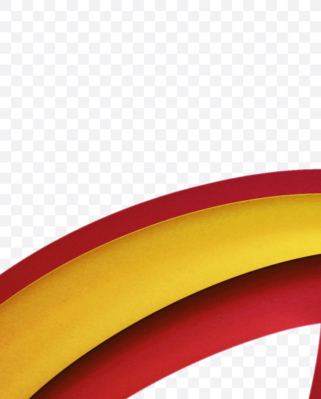 Letter N from Double Paper Cut Lettering on Yellow Images Creative Fonts - S64909