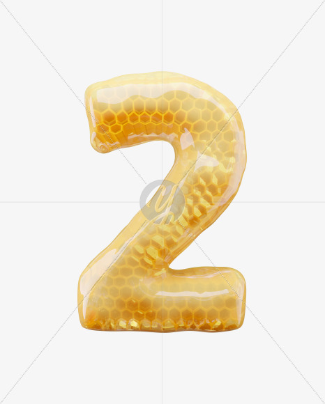 2 from Honey Comb on Yellow Images Creative Fonts - S65185