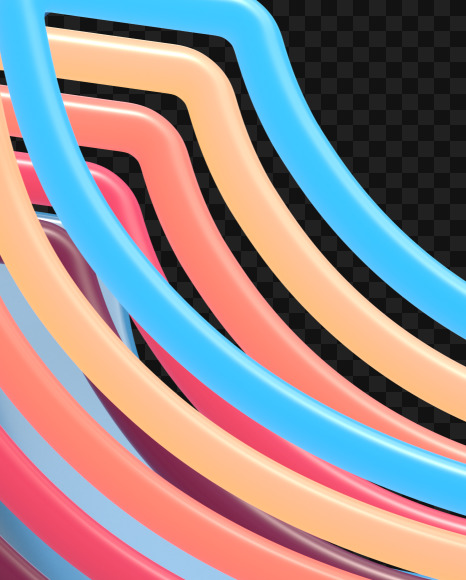 5 from Plastic Neon font on Yellow Images Creative Fonts - S65645