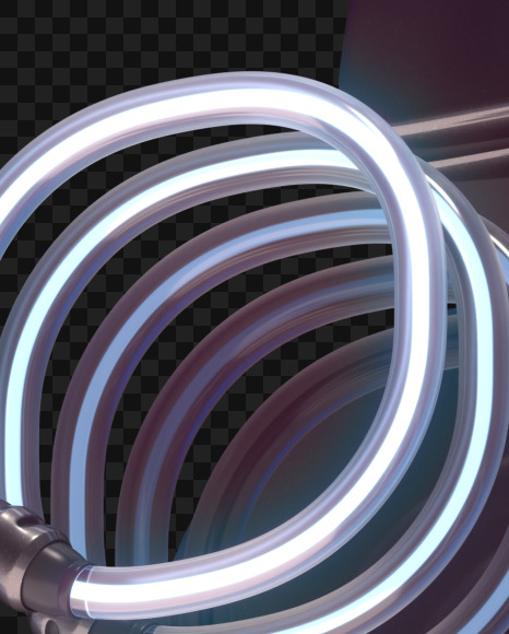 Question mark from Black Neon font on Yellow Images Creative Fonts - S65694