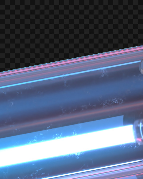 Letter E from Glass Neon font on Yellow Images Creative Fonts - S65782