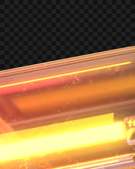 Letter L from Glass Neon font on Yellow Images Creative Fonts - S65789