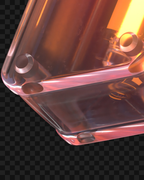 Letter X from Glass Neon font on Yellow Images Creative Fonts - S65801