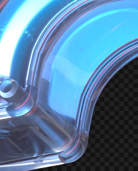 2 from Glass Neon font on Yellow Images Creative Fonts - S65805