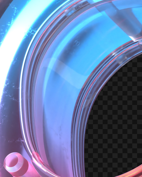 9 from Glass Neon font on Yellow Images Creative Fonts - S65812