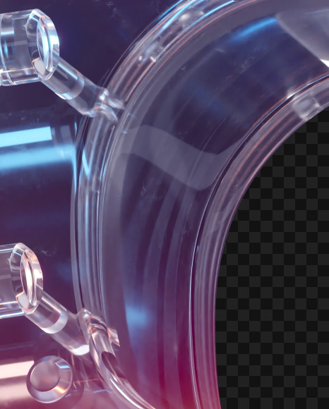 9 from Glass Neon alphabet on Yellow Images Creative Fonts - S65891