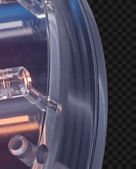 Heart from Glass Neon alphabet on Yellow Images Creative Fonts - S65897