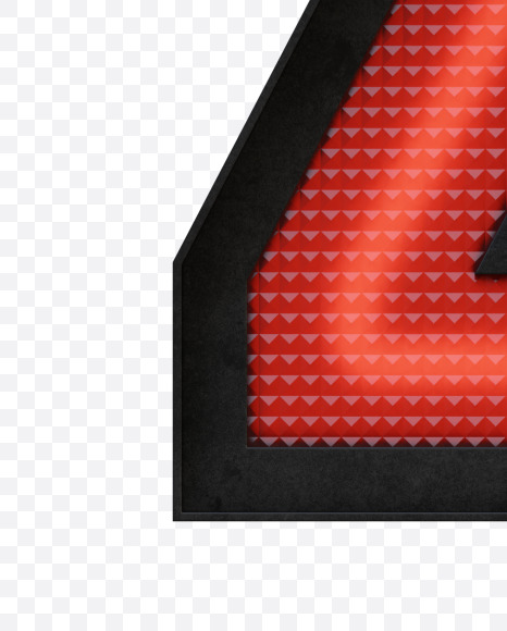 Letter Z from Traffic Lights - 3D Lettering View 1 on Yellow Images Creative Fonts - S67084