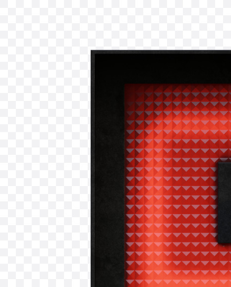 Letter E from Traffic Lights - 3D Lettering View 1 on Yellow Images Creative Fonts - S67063