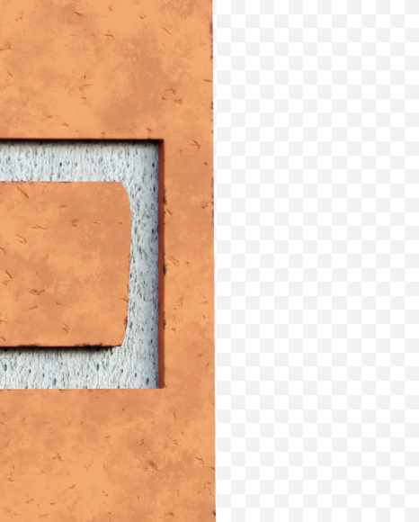 1 from Red Brick Alphabet on Yellow Images Creative Fonts - S66965