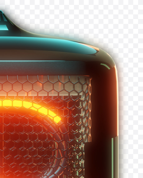 Letter S from Nixie Tube Alphabet on Yellow Images Creative Fonts - S67162