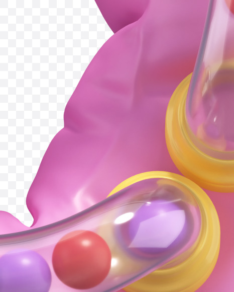 5 from Pink Toy font on Yellow Images Creative Fonts - S67384