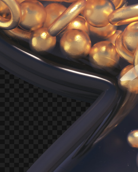 9 from Black & Gold font on Yellow Images Creative Fonts - S67555